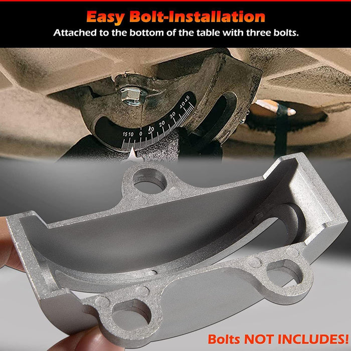 DURAFORCE 14" Bandsaw Trunnions with Degree Scale for Most 14-Inch Wood Band Saws 2Pcs