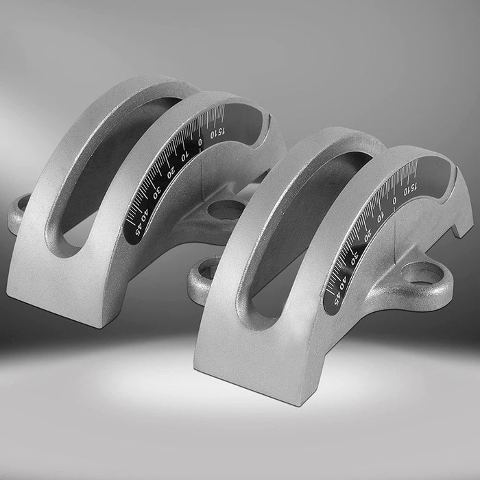 DURAFORCE 14" Bandsaw Trunnions with Degree Scale for Most 14-Inch Wood Band Saws 2Pcs