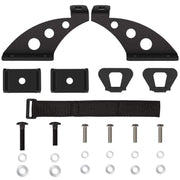 DURAFORCE Hi Lift Jack Mount Hood Hinge Door Hinge Bracket for Jeep Wrangler JK JL 07-21