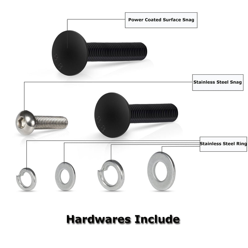 DURAFORCE Hi Lift Jack Mount Hood Hinge Door Hinge Bracket for Jeep Wrangler JK JL 07-21