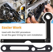 DURAFORCE J-47487 & J-48630 Engine Gear Train Timing Tool Kit for Detroit Diesel DD13 DD15