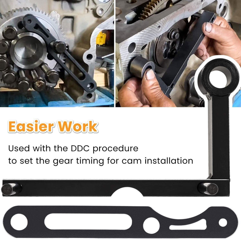 DURAFORCE J-47487 & J-48630 Engine Gear Train Timing Tool Kit for Detroit Diesel DD13 DD15