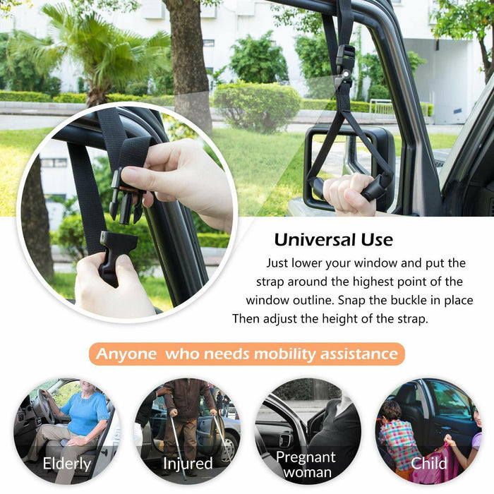 DURAFORCE 2X Auto Cane Car Grab Handle Adjustable Standing Aid Vehicle Assist Grip Handle