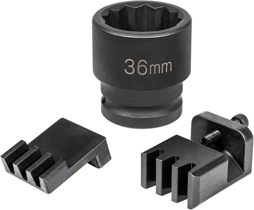DURAFORCE 22100 Flywheel Locking Holder Tool & 36mm 3/4" Socket for 6.6L Duramax