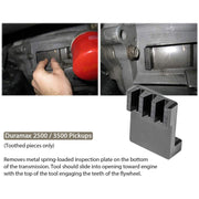 DURAFORCE 22100 Flywheel Locking Holder Tool & 36mm 3/4" Socket for 6.6L Duramax