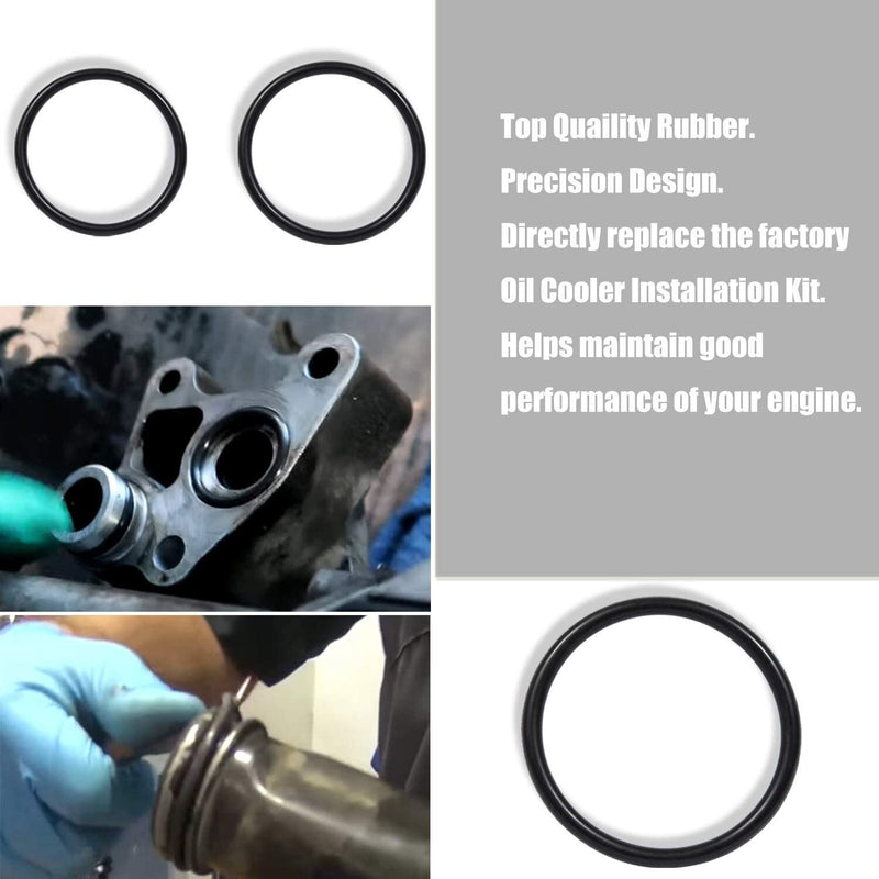 DURAFORCE 10263 Oil Cooler Seal Install Kit for GM 6.6L Duramax 2001-2010 LB7 LLY LBZ LMM