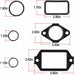 DURAFORCE 10263 Oil Cooler Seal Install Kit for GM 6.6L Duramax 2001-2010 LB7 LLY LBZ LMM