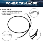 DURAFORCE 18-2110 Hydraulic Power Trim Hose #32-88005 for Mercury Mariner Outboard Motors