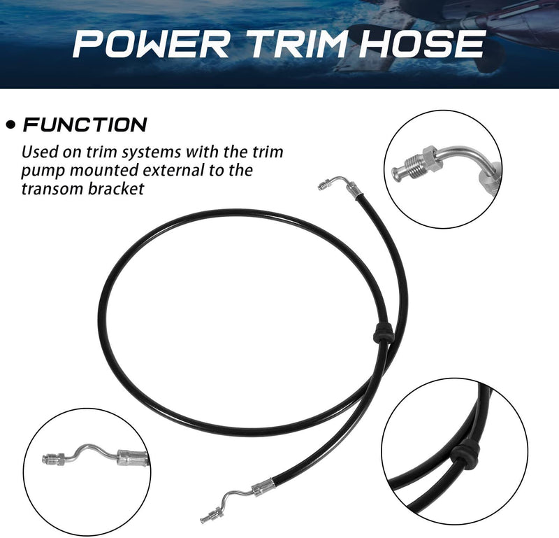 DURAFORCE 18-2110 Hydraulic Power Trim Hose #32-88005 for Mercury Mariner Outboard Motors