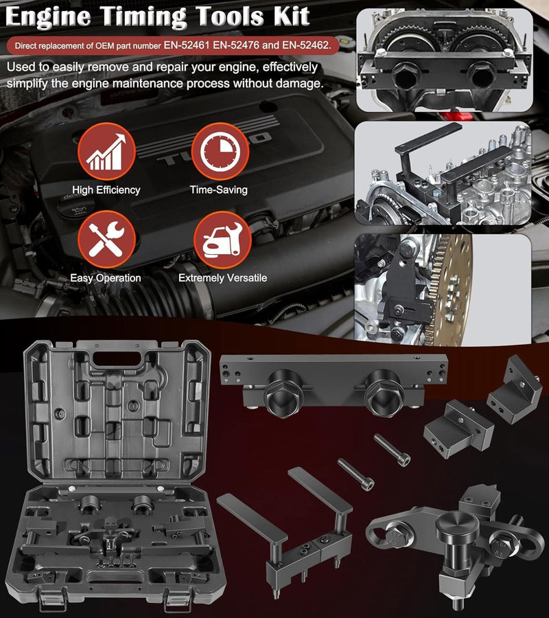 DURAFORCE EN-52461 EN-52462 EN-52476 Engine Camshaft Locking & Alignment Timing Tools Set