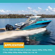 DURAFORCE 2X Outboard Verado Trim Cap For Mercury 8M0118299 896157A01 6-Cylinder 200HP-300