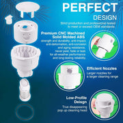 DURAFORCE Rotating PopUp Head Nozzel Replacement for PCC2000 in-Floor Cleaning System