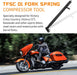DURAFORCE TFSC 01 Fork Spring Compressor Motorcycles Tool for Most Sport Bikes Road Racers