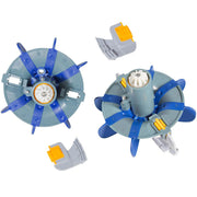 DURAFORCE 2PCS R0714300 Cyclonic Scrubbing Turbine Assembly For Zodiac MX6/8, MX6/8 Elite