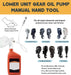 DURAFORCE Marine Outboard Boat Motor Lower Unit Gear Oil Change Outdrive Fluid Pump Kit