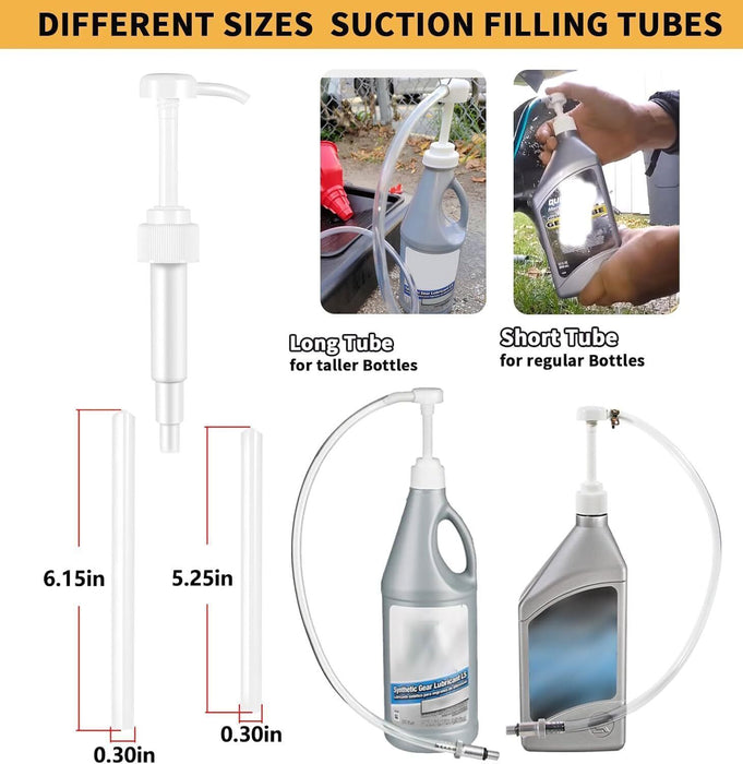 DURAFORCE Marine Outboard Boat Motor Lower Unit Gear Oil Change Outdrive Fluid Pump Kit