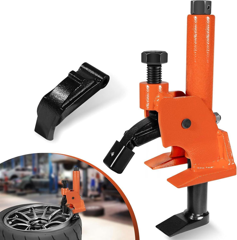 DURAFORCE Manual Tire Bead Breaker 38"-42" Tires Repair Tool with Rubber Pad Protector