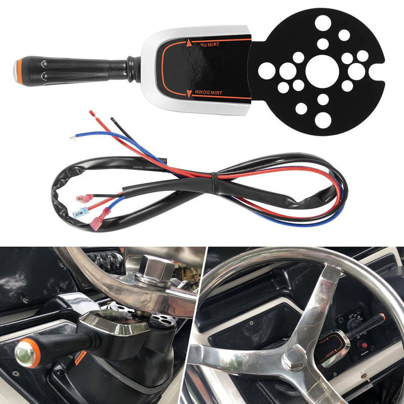 DURAFORCE Bezel Control Switch Blinker Trim/Jack Plate For Seastar Hydraulic PT1000-1P, 2P