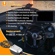 DURAFORCE Bezel Control Switch Blinker Trim/Jack Plate For Seastar Hydraulic PT1000-1P, 2P