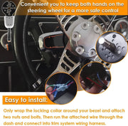 DURAFORCE Bezel Control Switch Blinker Trim/Jack Plate For Seastar Hydraulic PT1000-1P, 2P