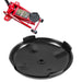 DURAFORCE Floor Jack Saddle 6.75 Inch Diameter, 1-3/16 Inch Diameter Stem Fits Many Models