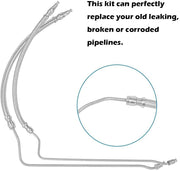 DURAFORCE Trim Tilt Hydraulic Ram Cylinder Hose Kit for Mercruiser Alpha One Gen Two 1 2