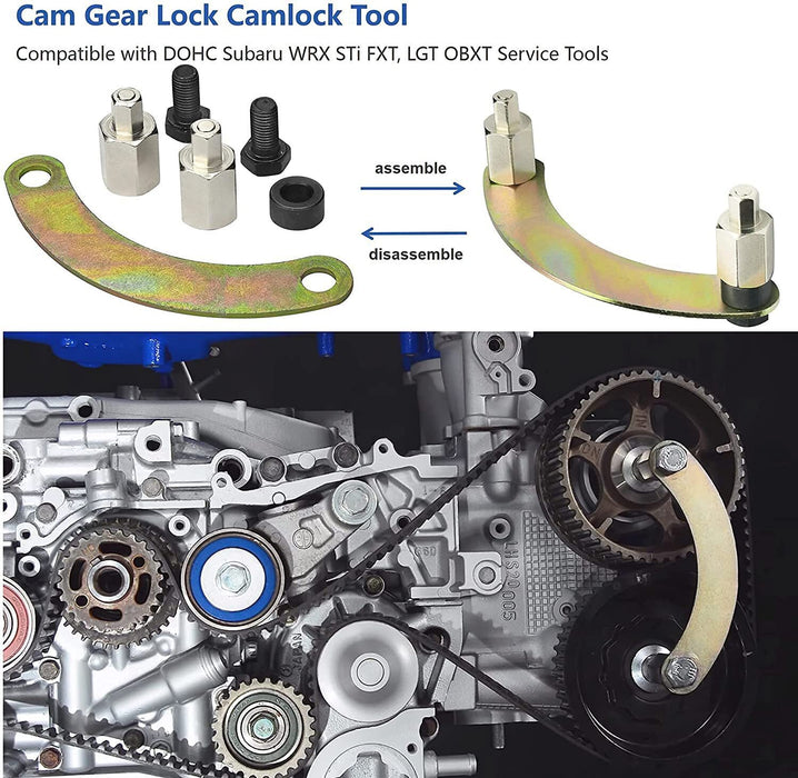 DURAFORCE Cam Gear Lock Camlock Tool For DOHC Subaru Impreza WRX STI FXT 2.0L/2.5L Turbo