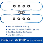 DURAFORCE Valve Cover Graphite Gasket Set Grommets Kit for Chevy GMC 4.8/5.3/6.0/6.2/7.0L