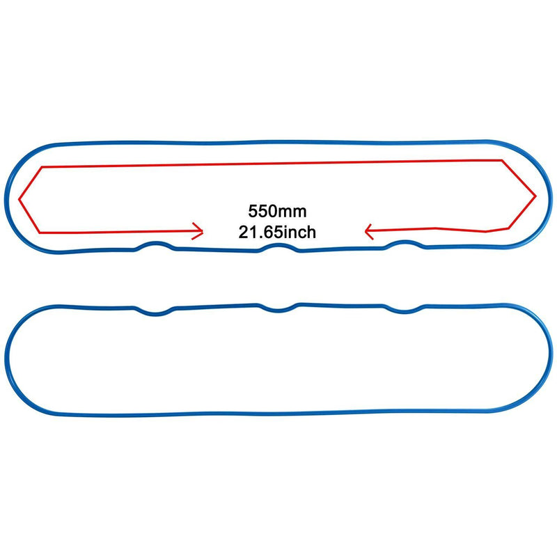 DURAFORCE Valve Cover Graphite Gasket Set Grommets Kit for Chevy GMC 4.8/5.3/6.0/6.2/7.0L