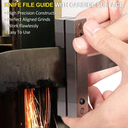 DURAFORCE Hardened File Guide with Carbide Surface For Knife Making Knife Maker Tool