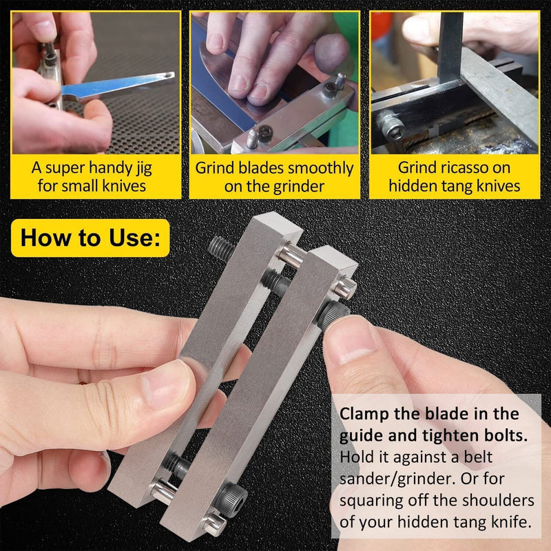 DURAFORCE Hardened File Guide with Carbide Surface For Knife Making Knife Maker Tool