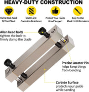 DURAFORCE Hardened File Guide with Carbide Surface For Knife Making Knife Maker Tool