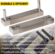 DURAFORCE Hardened File Guide with Carbide Surface For Knife Making Knife Maker Tool