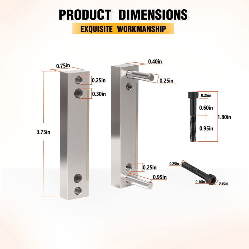 DURAFORCE Hardened File Guide with Carbide Surface For Knife Making Knife Maker Tool