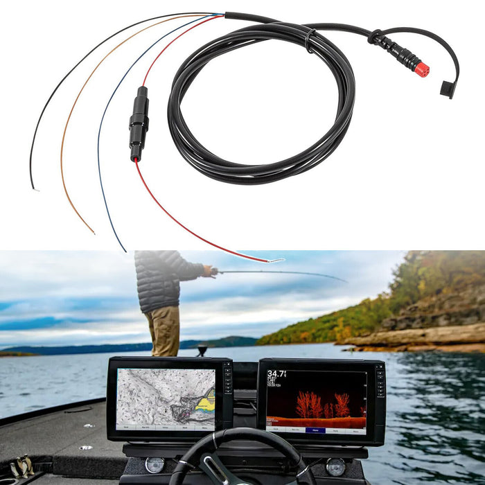 DURAFORCE Power/Data Cable 4-Pin 010-12199-04 for Garmin Striker EchoMAP, Striker Series