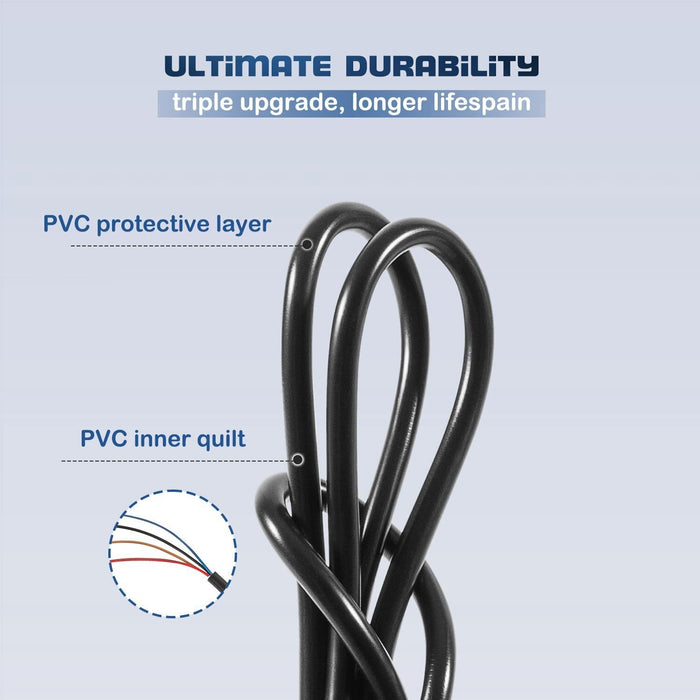 DURAFORCE Power/Data Cable 4-Pin 010-12199-04 for Garmin Striker EchoMAP, Striker Series