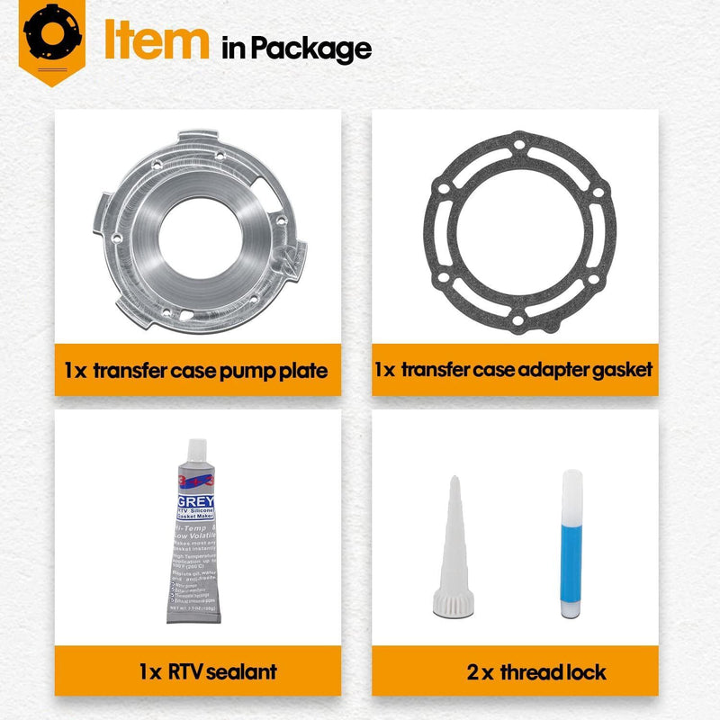 DURAFORCE 10001 Transfer Case Pump Upgrade Kit for GM Transfer Case 136,146,246,261, 263HD
