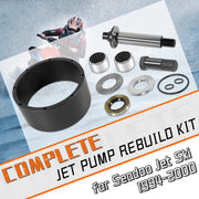 DURAFORCE For 1994-2002 SeaDoo Jet Pump Rebuild Kit Wear Ring Impeller Shaft Seal Oil Tool
