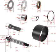 DURAFORCE For 1994-2002 SeaDoo Jet Pump Rebuild Kit Wear Ring Impeller Shaft Seal Oil Tool