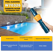 DURAFORCE W70326 Cassette Outer Extension Pipe with Handnut for Zodiac Baracuda G3/G3 Pro