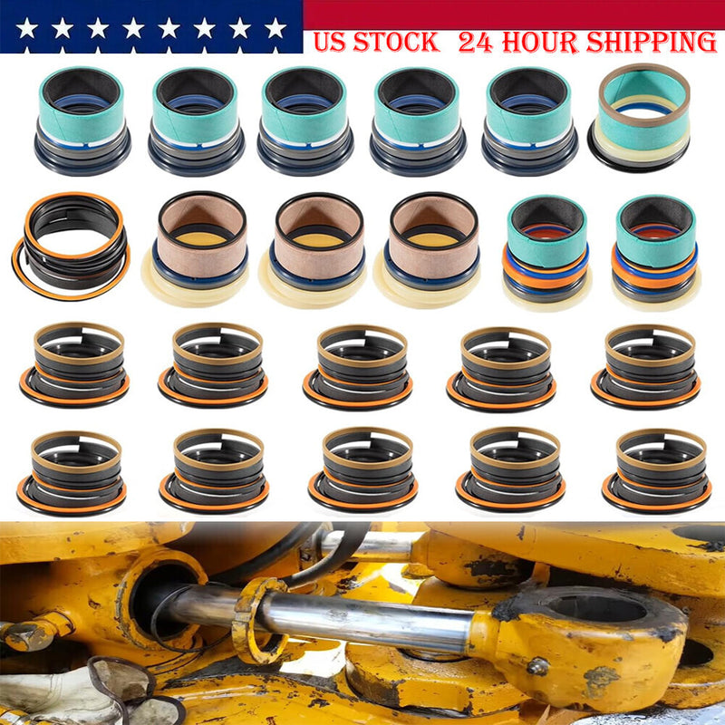 DURAFORCE Whole Machine Hydraulic Cylinder Repair Seal Kit for John Deere JD 310E Backhoe