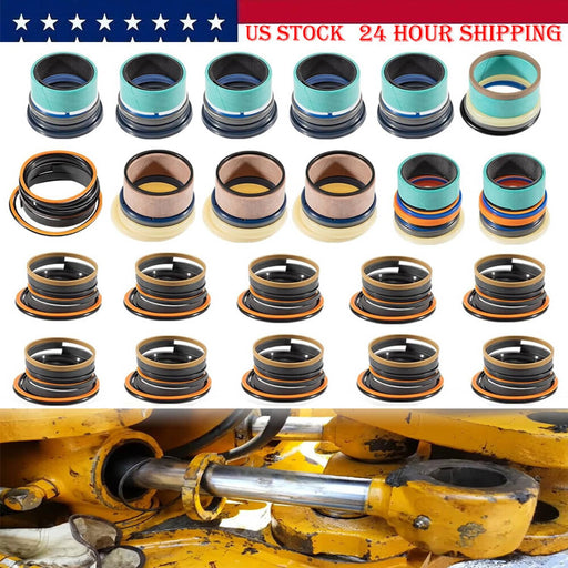 DURAFORCE Whole Machine Hydraulic Cylinder Repair Seal Kit for John Deere JD 310E Backhoe