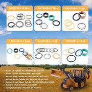 DURAFORCE Whole Machine Hydraulic Cylinder Repair Seal Kit for John Deere JD 310E Backhoe