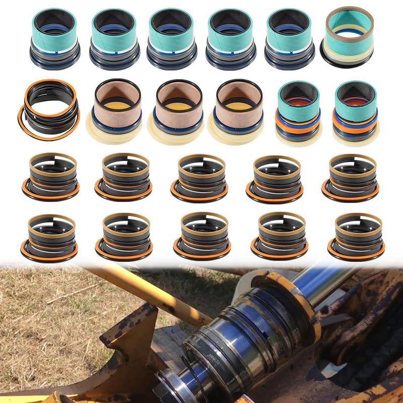 DURAFORCE Whole Machine Hydraulic Cylinder Repair Seal Kit for John Deere JD 310E Backhoe
