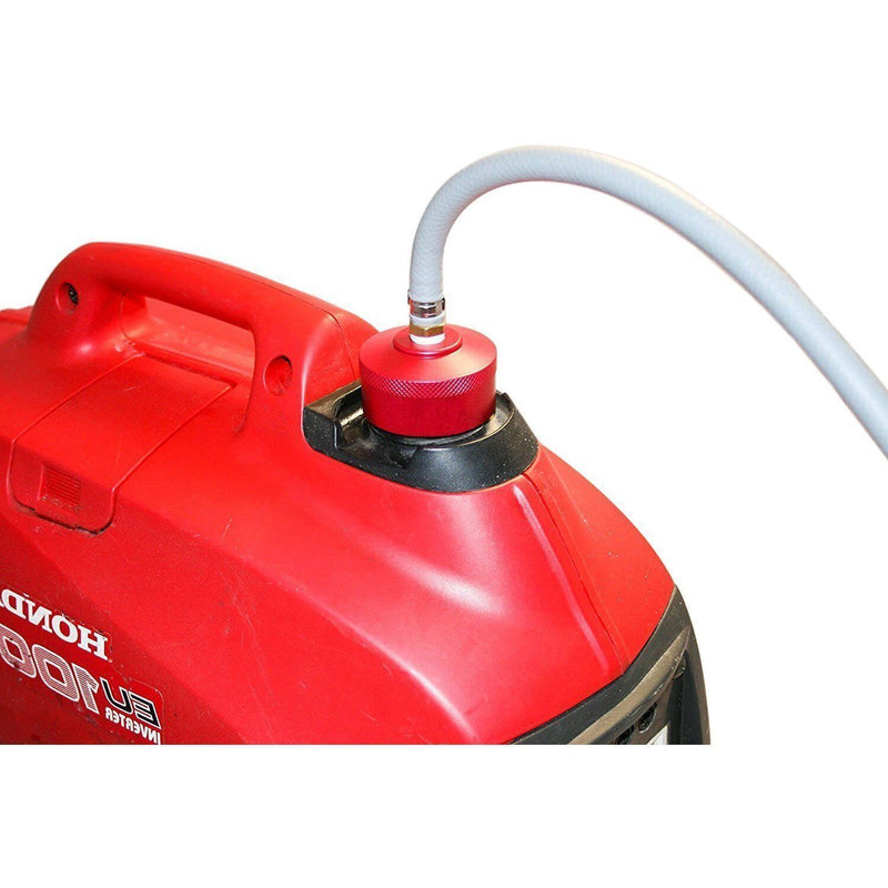 DURAFORCE Aluminum Extended Run Gas Cap for Honda Generator EU1000i EU2000i EU2200i (Red)