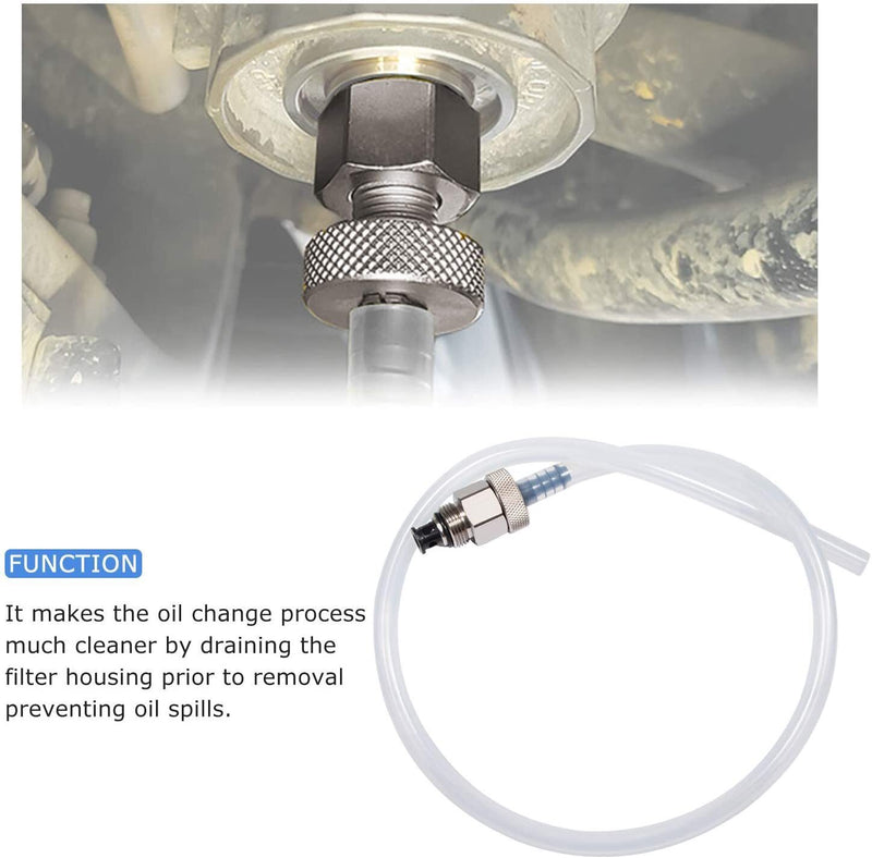 DURAFORCE Oil Filter Release Drain Hose Tool for Toyota, Lexus, Scion 2.0L-5.7L Engines
