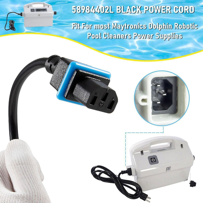 DURAFORCE 58984402L Power Cord Part For Maytronics Dolphin Pool Cleaner Power Supply