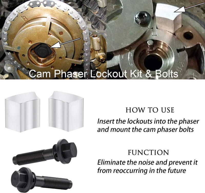 DURAFORCE Cam Phaser Lock Out Kit for Ford 5.4L and 4.6L 3 Valve Engines