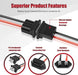 DURAFORCE Trolling Motor Quick Connect Plug Marine Battery Connector for Newport Kayak