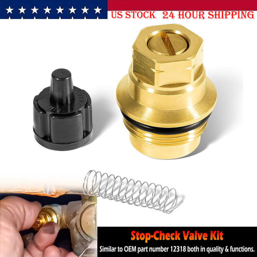 DURAFORCE 12318 Stop-Check Valve Kit for Moen Legend Icon One-Handle Tub & Shower Faucets
